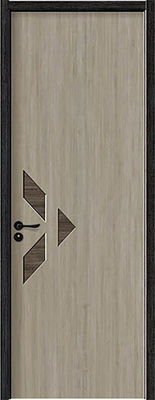 Двери входа внутренних деревянных дверей ISO9001 45mm алюминиевые одетые деревянные