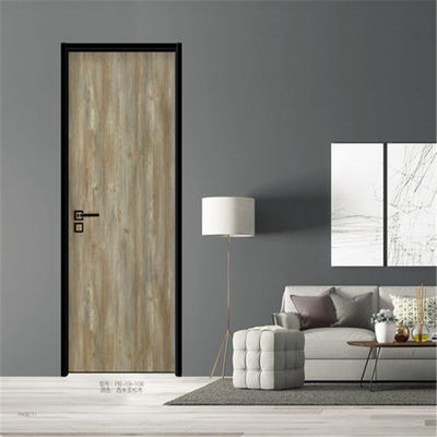 Звукоизоляционные деревянные двери экстерьера зерна, парадный вход 45mm современный деревянный