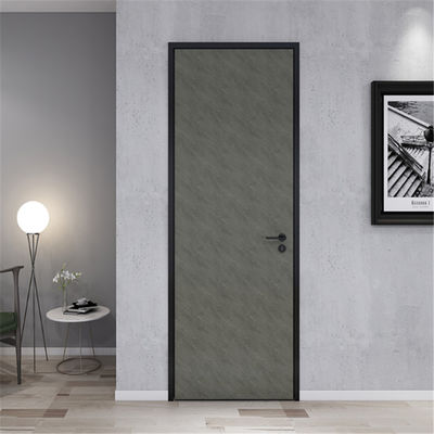 Двери входа H2.1m W0.9m алюминиевые одетые деревянные для квартиры
