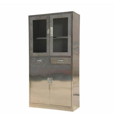 кухонные шкафы нержавеющей стали 900*450*1800mm, кухонные шкафы хранения больницы ISO9001