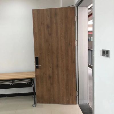 двери входа 50kg/M3 T45mm алюминиевые одетые деревянные для домашнего/школы